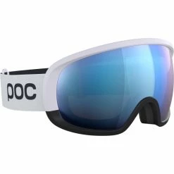 Masques De Ski POC FOVEA CLARITY COMP HYDROGEN WHITE/URANIUM BLACK/SPEKTRIS BLUE 23 Blanc / Noir -Raquettes neige Soldes 9 100010 40440 8451 05