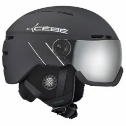 Casques Ski CEBE FIREBALL MATT BLACK WHITE LINE 22 Noir