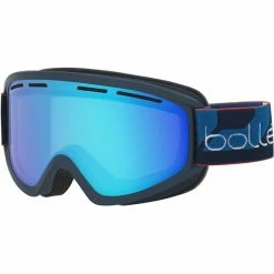 Masques De Ski BOLLE SCHUSS NAVY MATTE LIGHT VERMILLON BLUE CAT 1 22 Noir / Bleu