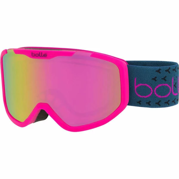 Masques De Ski BOLLE ROCKET PLUS PINK BLUE MATTE ROSE GOLD CAT 2 22 Rose / Bleu 3 Masques De Ski BOLLE ROCKET PLUS PINK BLUE MATTE ROSE GOLD CAT 2 22 Rose / Bleu