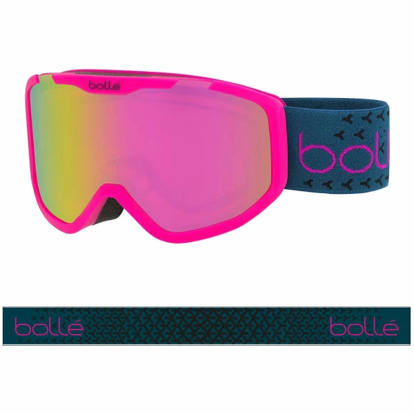 Masques De Ski BOLLE ROCKET PLUS PINK BLUE MATTE ROSE GOLD CAT 2 22 Rose / Bleu 4 Masques De Ski BOLLE ROCKET PLUS PINK BLUE MATTE ROSE GOLD CAT 2 22 Rose / Bleu – Image 2