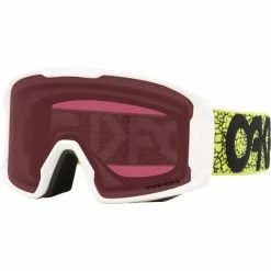 Masques De Ski OAKLEY LINE MINER L ORIGINSRETINABRN WPRIZMDKG 22 Blanc / Jaune / Rouge