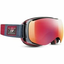 Masques De Ski JULBO STARWIND GREY/RED REACTIV ALL AROUND 2-3 22 Rouge / Gris / Jaune