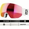 Masques De Ski SALOMON RADIUM PRO SIGMA WHITE/PR 22 Blanc / Rose -Raquettes neige Soldes 9 106806 radium pro sigma white pr l41475600 01
