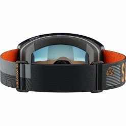 Masques De Ski SALOMON RADIUM PRO ML BK SLMN/MID BLUE 22 Orange / Noir -Raquettes neige Soldes 9 106809 radium pro ml bk slmn mid blue l41476700 03