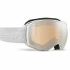 Masques De Ski JULBO ECHO WHITE CAT 3 ORANGE SILVER 23 Blanc -Raquettes neige Soldes 9 111897 echo white cat 3 orange silver j75312109 01