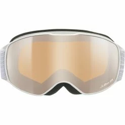 Masques De Ski JULBO ECHO WHITE CAT 3 ORANGE SILVER 23 Blanc -Raquettes neige Soldes 9 111897 echo white cat 3 orange silver j75312109 02