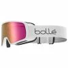 Masques De Ski BOLLE NEVADA JR WHITE MATTE ROSE GOLD CAT2 23 Blanc