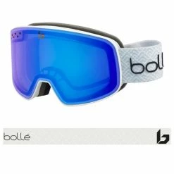 Masques De Ski BOLLE NEVADA OFFWHITE MATTE - PHANTOM+ BLUE SEMI-POLARIZED PHOTOCHROMIC CAT 1 TO 3 22 Blanc -Raquettes neige Soldes 9 114387 nevada offwhite matte phantom blue semi polarized photochromic cat 1 to 3 22027 02