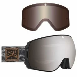 Masques De Ski SPY LEGACY SPY+ERIC JACKSON HAPPY BRONZE SILVER SPEC MIR+GRAY GREEN RED 23 Gris / Noir / Marron