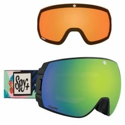 Masques De Ski SPY LEGACY SE JUNGLE CAT HAPPY BRONZE LIGHT GREEN SPEC MIR+PERSIMMON SILVER 23 Multicolore