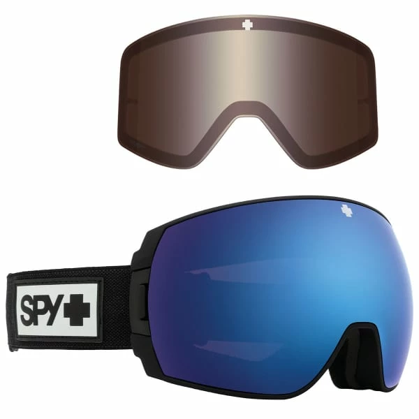 Masques De Ski SPY LEGACY SE MATTE BLACK HAPPY ROSE DARK BLUE SPEC MIR+GRAU GREEN RED 23 Bleu / Noir / Blanc 3 Masques De Ski SPY LEGACY SE MATTE BLACK HAPPY ROSE DARK BLUE SPEC MIR+GRAU GREEN RED 23 Bleu / Noir / Blanc