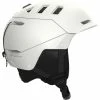 Casques Ski SALOMON HUSK PRO MIPS WHITE 23 Blanc / Noir -Raquettes neige Soldes 9 114707 husk pro mips white l47014200 01