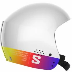 Casques Ski SALOMON SRACE FIS INJECTED WHITE GRADI 23 Blanc