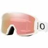 Masques De Ski OAKLEY LINE MINER M MATTE WHITE PRIZM ROSE GOLD 23 Blanc -Raquettes neige Soldes 9 118378 line miner m matte white prizm rose gold oo7093 7000 01