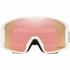 Masques De Ski OAKLEY LINE MINER M MATTE WHITE PRIZM ROSE GOLD 23 Blanc -Raquettes neige Soldes 9 118378 line miner m matte white prizm rose gold oo7093 7000 03