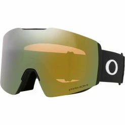 Masques De Ski OAKLEY FALL LINE L MATTE BLACK PRIZM SAGE GOLD 23 Noir