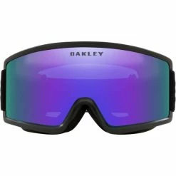Masques De Ski OAKLEY TARGET LINE S MATTE BLACK VIOLET IRIDIUM 23 Noir -Raquettes neige Soldes 9 118390 target line s matte black violet iridium oo7122 1400 03