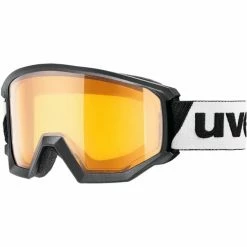 Masques De Ski UVEX ATHLETIC LGL BLACK LASERGOLD LITE CLEAR 23 Noir
