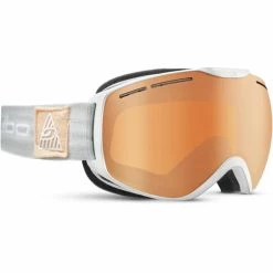 Masques De Ski JULBO ISON XCL BLANC SPECTRON2 FLASH ARGENT 21 Blanc / Gris