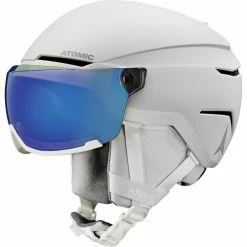 Casques Ski ATOMIC SAVOR VISOR STEREO WHITE HEATHER 23 Blanc