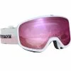 Masques De Ski SALOMON FOUR SEVEN SIGMA WH/LOW SILVPI 20 Blanc / Rose / Gris -Raquettes neige Soldes 9 61230 four seven sigma wh low silvpi l40843600 01