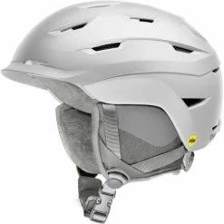 Casques Ski SMITH LIBERTY MIPS MAT SATIN WHITE 23 Blanc