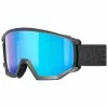 Masques De Ski UVEX ATHLETIC CV BLACK MAT/MIR BLUE/COL GREEN 23 Bleu / Noir -Raquettes neige Soldes 9 66095 athletic cv black mat mir blue col green 550527 2030 01