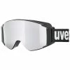 Masques De Ski UVEX GGL 3000 TOP OTG BLACK MAT/MIR BLUE/COL GREEN 23 Noir