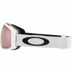 Masques De Ski OAKLEY FLIGHT TRACKER XM MATTE WHT W PRIZM HI PINK GBL 22 Blanc / Rose -Raquettes neige Soldes 9 79327 oo7105 09 03