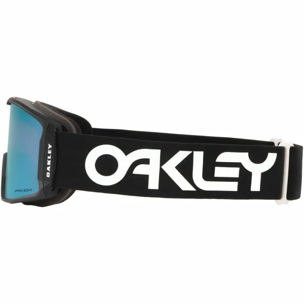 Masques De Ski OAKLEY LINE MINER L FP BLACK W PRIZM SAPHR GBL 23 Noir / Blanc 5 Masques De Ski OAKLEY LINE MINER L FP BLACK W PRIZM SAPHR GBL 23 Noir / Blanc – Image 3