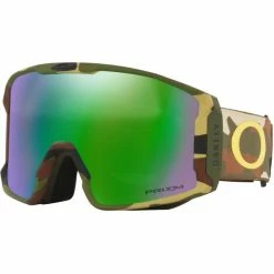 Masques De Ski OAKLEY LINE MINER XL SAMMY C SIG CAMO GREENS W PRIZM JADE GBL 22 Beige / Marron / Vert