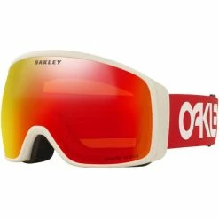 Masques De Ski OAKLEY FLIGHT TRACKER XL FP VIPER RED GREY W PRIZM TORCH GBL 21 Blanc / Rouge