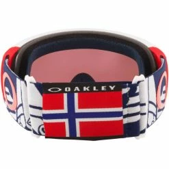 Masques De Ski OAKLEY FLIGHT PATH XL ALEKSANDER KILDE SIG ATTACKING VIKING W PRZM TORCH GBL 21 Blanc / Bleu / Rouge -Raquettes neige Soldes 9 79375 oo7110 30 06