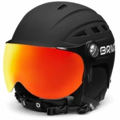 Casques Ski BRIKO ZANTE VISOR MATT BLACK 23 Noir