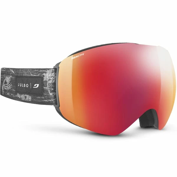 Masques De Ski JULBO SKYDOME BLACK/GREY REACTIV 2-3 GLARE CONTROL FLASH RED 23 Rouge / Noir 3 Masques De Ski JULBO SKYDOME BLACK/GREY REACTIV 2-3 GLARE CONTROL FLASH RED 23 Rouge / Noir