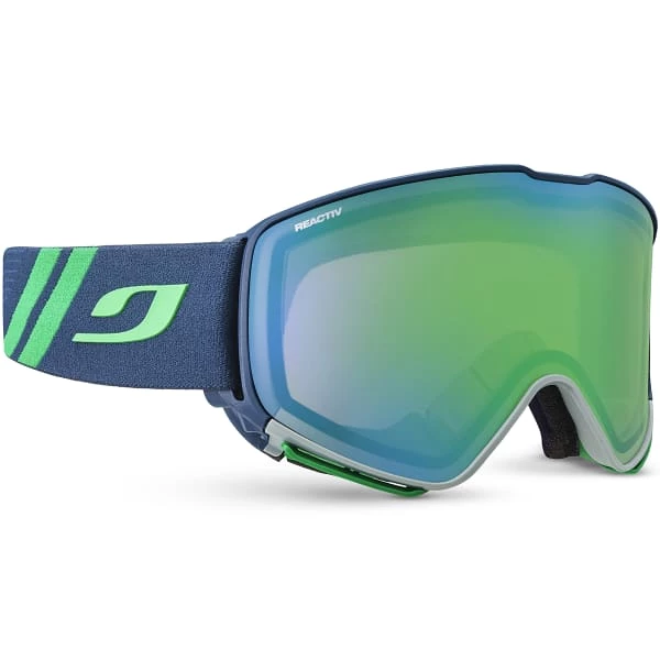 Masques De Ski JULBO QUICKSHIFT BLUE/GREEN REACTIV 1-3 HIGH CONTRAST FLASH GREEN 23 Bleu / Vert 3 Masques De Ski JULBO QUICKSHIFT BLUE/GREEN REACTIV 1-3 HIGH CONTRAST FLASH GREEN 23 Bleu / Vert