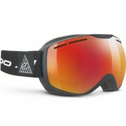 Masques De Ski JULBO ISON XCL BLACK/RED GLARE CONTROL FLASH RED 23 Noir / Rouge