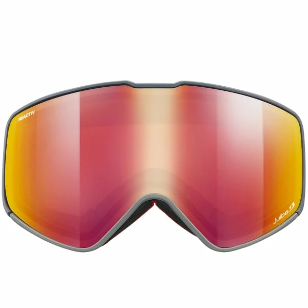 Masques De Ski JULBO CYRIUS BLUE REACTIV 2-3 GLARECONTROL FLASH RED 22 Gris / Rouge / Jaune 5 Masques De Ski JULBO CYRIUS BLUE REACTIV 2-3 GLARECONTROL FLASH RED 22 Gris / Rouge / Jaune – Image 3