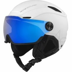 Casques Ski BOLLE V-LINE WHITE MATTE PHOTOCHROMIC BLUE CAT 1 TO 3 23 Blanc