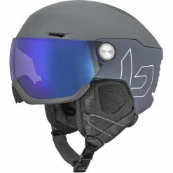 Casques Ski BOLLE V-RYFT PURE GREY MATTE PHOTOCHROMIC BLUE CAT 1 TO 3 23 Gris