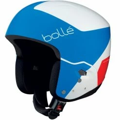 Casques Ski BOLLE MEDALIST RACE BLUE SHINY 22 Bleu / Blanc