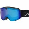 Masques De Ski BOLLE NEVADA NEO BLACK MATTE PHANTOM+ BLUE SEMI-POLARIZED PHOTOCHROMIC CAT 1 TO 3 & LIGHT LEMON CAT Noir