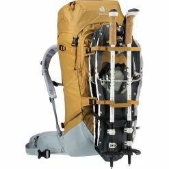 Sacs à Dos Ski DEUTER RISE 32+ SL CARAMEL/TIN 23 Marron / Gris -Raquettes neige Soldes 9 93352 rise 32 caramel tin 3301022 6404 04