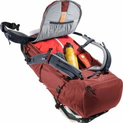 Sacs à Dos Ski DEUTER RISE 34+ REDWOOD/INK 23 Rouge -Raquettes neige Soldes 9 93354 rise 34 redwood ink 3301122 5335 05