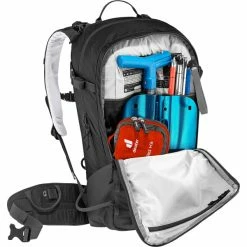 Sacs à Dos Ski DEUTER FREERIDER 30 BLACK 23 Noir -Raquettes neige Soldes 9 93364 freerider 30 black 3303322 7000 04