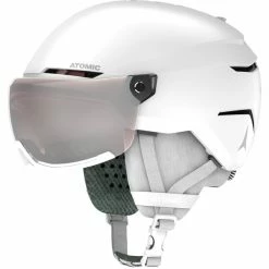 Casques Ski ATOMIC SAVOR VISOR JR WHITE 22 Blanc