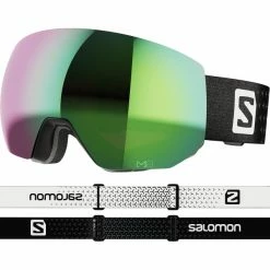 Masques De Ski SALOMON RADIUM PRO SIGMA BK/EM 22 Noir / Vert / Violet