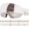 Masques De Ski SALOMON RADIUM PRO ML WHITE W/WHITE 23 Blanc -Raquettes neige Soldes 9 93677 radium pro ml white w white l41476800 01