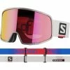 Masques De Ski SALOMON LO FI SIGMA WHITE QST/UNIV PR 23 Blanc / Violet -Raquettes neige Soldes 9 93709 lo fi sigma white qst univ pr l41543300 01